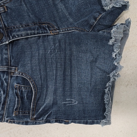 Refuge Distressed Denim Shorts - Picture 2 of 6